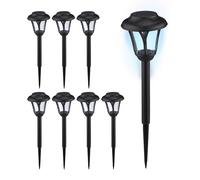 Solar lamps Outdoor LED Lanterns Twilight Sensor solar garden lights white light