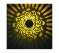 Solar Lantern for Garden,Solar Lanterns Outdoor Garden Decor,Waterproof Gardens Lanterns,Gardening Gifts for Women,Step Wall Light for Gardens Post Patio Backyard Decor (A)