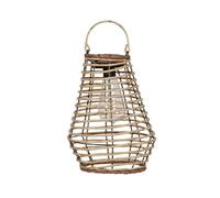 Solar Lantern 'Maris', Natural, Artificial Rattan, 27 x 15 x 15 cm