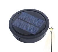 Solar Lantern Replacement Top, Solar Light Replacement Top, Solar Panels with Warm Light, Led Solar Replacement Top Unit for Outside Garden Lantern Solar Lamp, Solar Light Accessories for Garden, Yard