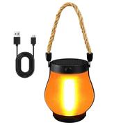 Solar Lantern - Solar Lantern Flame Dancer Lights Outdoor - Ambient Lighting Rechargeable Waterproof for Garden Camping Paths Wall Patio Window Indoor Birthday