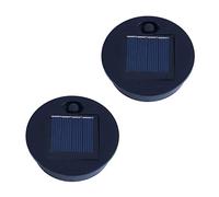 Solar-Lantern Waterproof Lights Replacement Top - Garden Decor Outdoor Lighting Decorative Patio Lighting Solar Replacement Top (Warm White, 2.76inch_2 Pack)