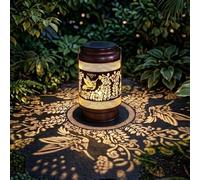 Solar Lanterns for Outside - Hummingbird Hanging Solar Lights Outdoor Garden, Unique Gardening Gifts for Women, IP65 Solar Lantern Garden Ornaments for Patio Lawn Yard Balcony Courtyard