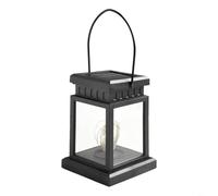 Solar Lanterns For The Garden, Hanging Solar Lights With Flickering Candle, Outdoor Lanterns Waterproof Garden Gifts, Table Lamp For Balcony Wall Patio Fence Decorations(002)