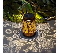 Solar Lanterns Garden Ornaments Outdoor - Metal Solar Highland Cow Lights LED Waterproof, Sunflower Butterfly Animals Birthday Gardening Gifts for Women/Mom, Yard, Lawn, Porch, Pathway Outside Decor