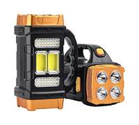 Solar Led Camping Lantern,Portable Spotlight,Portable Powerful Searchlight,Rechargeable LED Torch Lantern,Power Bank,Waterproof Lightweight Lantern Light for Camping Double Head 8 /16 lamp Beads