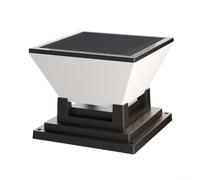 Solar LED column lights for outdoor use in For gardens, patios, porches, and paths featuring weather resistant ABS plastic construction and three selectable color temperatures