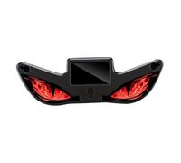 Solar LED Devil Eye Dynamic Car Light, Solar Devil Eyes Warning Light for Windshield with Magnetic Installation, Dynamic Breathing Eye LED Warning Glow-Unit for Cars SUVs Trucks Red