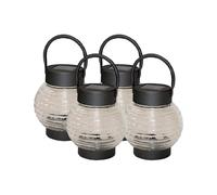 Solar LED Garden Lanterns Outdoor Lighting Hanging Lamps Large Automatic Timer
