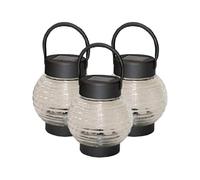 Solar LED Garden Lanterns Outdoor Lighting Hanging Lamps Large Automatic Timer