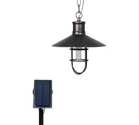 Luxform Bronze Garden Outdoor Solar LED Caledon Hanging Porch Pergola Light