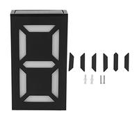 SOLAR LED HOUSE NUMBER LIGHT GARDEN ADDRESS SIGN LED OUTDOOR PLAQUES ART LIGHTED UP FOR BUSINESSES
