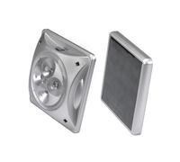 Solar LED Lamp Under Parasol Sail Shade Umbrella Magnetic 13x13cm Dusk to Dawn