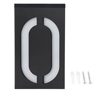 Solar LED Large Font Number Sign Light with Built-in Solar Panel, 6 LED Lights, Anti-disassembly Design, Ideal for Villa Gates, Shop Gates, Corridor Gates, Wall, Room Doors