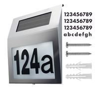 Solar LED Light House Number Maclean Energy 600mAh MCE172