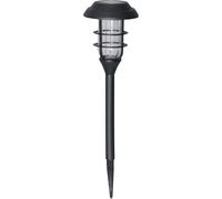 Solar LED Stake Post Light Luxform Garden Outdoor Pathway Dusk to Dawn Set of 4 [EEK: A]
