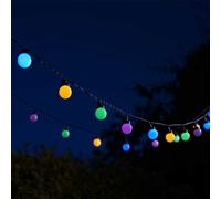 Solar LED String Lights Multicoloured White Outdoor Garden Lighting Fairy 435cm