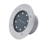 Solar LED Underground Lights IP65 Recessed Landscape Lamp with Light Control Sensor High-Brightness Powered for Path