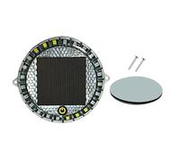 Solar LED Warning Light, Flashing Alarm Safety Lamp, Intelligent Sensor Flashing Light, Colorful Waterproof LED Flare, Road Flares Warning Lights, Traffic Safety Lights, Construction Warning Lamp