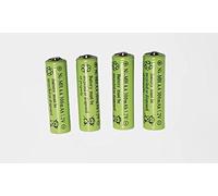 Solar Light AA Rechargeable Batteries 1.2v 300mAh AA NiMH 4 Pack