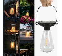 Solar Light Bulb, 3Pcs Solar Light Replacement Top 7cm/2.75in Waterproof Outdoor Light Bulbs with Hanging Wire, Outdoor Garden Solar Hanging Light Bulb for Solar Lantern Lights [Energy Class A+++]