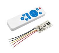 Solar Light Controller Board, 5/6 Panel Input, Remote Timer Dimming, 3V Lamp Output, Prewired Replacement Module, Outdoor Pathway Streetlight Repair