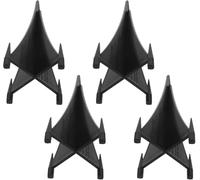 Solar Light Replacement Stakes - 8pcs Plastic Ground Spikes for Garden Pathway Lights, 5.5x2.7 Inch