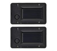 Solar Light Replacement Top 2-Pack LED Panel | Auto dusk-to-dawn sensor, warm white LEDs, 5 lumen brightness, fits standard lanterns, 2-pack value