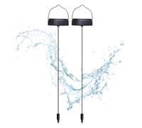 Solar Light Replacement Top - Waterproof Lamp Part for Pathway | 2 Piece 3.3 Inch Design with Easy Installation Weather Resistant Build & Long Lasting Performance for Outdoor Patio Yard Porch Walkway