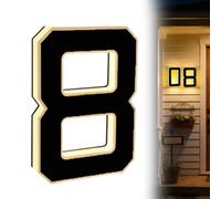 Solar Lighted House Number for Outside Solar Power Illuminated House Number