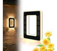 Solar Lighted House Numbers for Outside, 9 Inch Solar Lighted House Numbers for Outside, Large Personalized Illuminated Exterior Modern House Numbers Light (9inch,0)