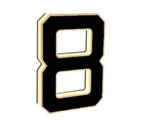 Solar Lighted Numbers For Outside 6.7Inch Light Up LED Address Numbers Signs For Large Illuminated Exterior Modern Light 1pc 300mAh Decorations Home