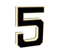Solar Lighted Numbers For Outside 6.7Inch Light Up LED Address Numbers Signs For Large Illuminated Exterior Modern Light 1pc 300mAh Succulents Decorations Home