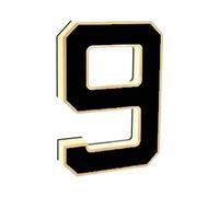 Solar Lighted Numbers For Outside 6.7Inch Light Up LED Address Numbers Signs For Large Illuminated Exterior Modern Light 1pc 300mAh Decorations Home