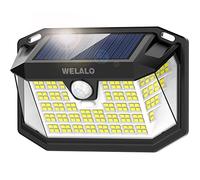 Solar Lights Outdoor, [1 Pack] 188 LED Solar Security Lights Outdoor Motion Sensor with 3 Modes, 270ºWide Angle IP65 Waterproof PIR Solar Powered Wall Lights Outside for Garden Fence Door Yard Garage