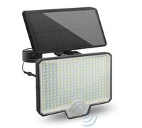Solar Lights Outdoor Garden, 294 LED Motion Sensor Wall Light with IP65 Waterproof 1800mAh Battery, Four Lighting Modes, Sensitive Sensor, Solar Powered for Outdoor Spaces (1 Set)