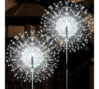 Solar Lights Outdoor Garden Led Solar Powered Light Lamp Diy New Day Light White 4Pcs