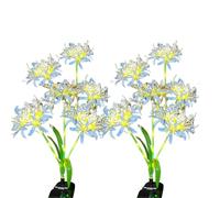 Solar Lights Outdoor - Solar Garden Light | Solar Powered Landscape Lights | Solar Lights Outdoor, Set of 2 Reusable Gardening Supplies, Pair Lighting Accessories