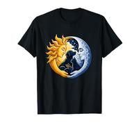 Solar Lunar Wolf Rabbit Cosmic Balance Harmony T-Shirt