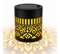 Solar Mandala Projector Light, Decorative Solar Mandala Lights, Seven-Color Changing Mandalas Projection Wall Light for Yard Garden Post Patio Backyard Decor (#2,1pc)