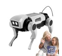 Solar Mechanical Dog - ABS Electronic 7x13.5x8cm | DIY Build Robot Kit | Educational Science Experiment Puzzle Toy For Kids Hands-On Learning And Creative Play