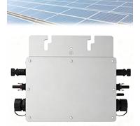 Solar Micro Inverter,120V 230V Auto Identifies Multifunctional MPPT Pure Sine Wave DC to AC Solar Inverter,Self Cooling,Remote Operation,Waterproof IP65, for 22~60V Solar Panels and Batteries(600W)