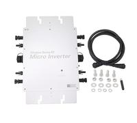 Solar Micro Inverter Grid Tie Microinverter 2000W Converts DC to AC for Home Rooftop Outdoor Solar Power System with IP65 Aluminum Alloy Design