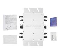 Solar Micro Inverter,IP65 Waterproof Grid Tie PV Inverter Microinverter, for 2 Solar panels,with WiFi Mobile Monitoring(300W)