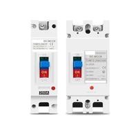 Solar Molded Case Circuit Breaker MCCB Overload Protection Switch Protector for Solar Photovoltaic PV 1P 2P AUOQKQUT(2p,160A)