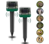 Solar Mole Repellent Space Ultrasonic Solar Mole Fright, Mole Control, Vole Fright Mole Repellent, Pest Control With Ip56 For The