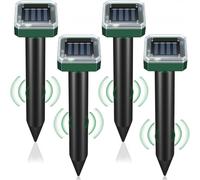 Solar Mole Repellent, Ultrasonic Mole Repellent Solar PoweredOutdoor Waterproof