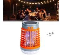 Solar Mosquito Killer Lamp, Portable 3-in-1 Mosquito Killer, Usb/solar Dual Charging, Ipx7 Waterproof Outdoor Light, Dimmable Cordless Mosquito Killer (1pcs-orange)