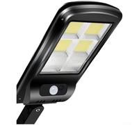 Solar Motion Sensor Light COB Outdoor Wall Lamp Waterproof IP45 Adjustable Brightness For Garden Pathway Security Lighting(6-COB Lights)