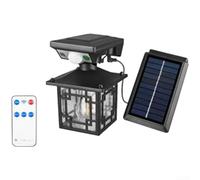 Solar Motion Sensor Wall Light IP65 Waterproof Outdoor ABS Solar Security Light 270° Wide Angle Bright Outdoor Garden Solar Lamp with 3 for Smart Modes Solar Powered Wall Light 1200mAh for battery(D)